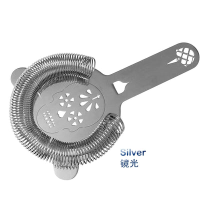 Hawthorn Strainer Cocktail Strainer Stainless Steel Bar Strainer Professional Cocktail Bar Tools