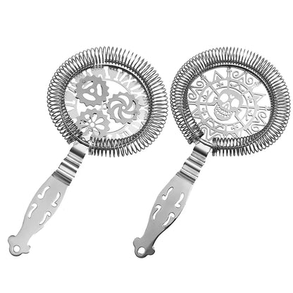 Hawthorn Strainer Cocktail Strainer Stainless Steel Bar Strainer Professional Cocktail Bar Tools