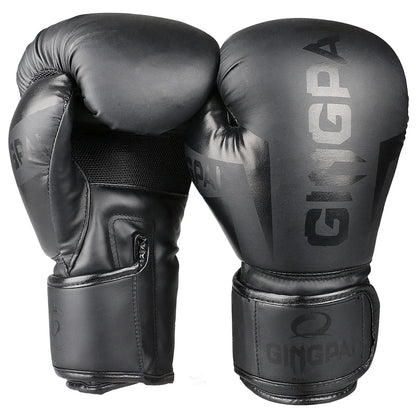 GINGPAI Boxing Gloves for Men Women Kid,Leather Boxing Gloves for Punching Bag,Kickboxing,Muay Thai Fighting Gloves 6/8/10/12Oz